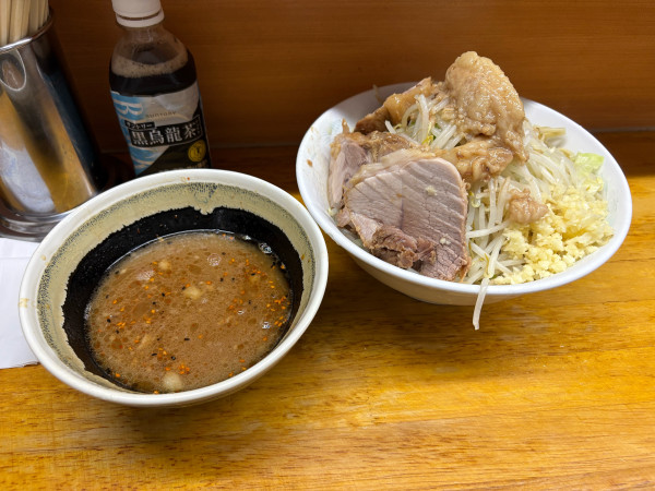「つけ麺(相伝)SD」@ラーメン二郎 立川店の写真