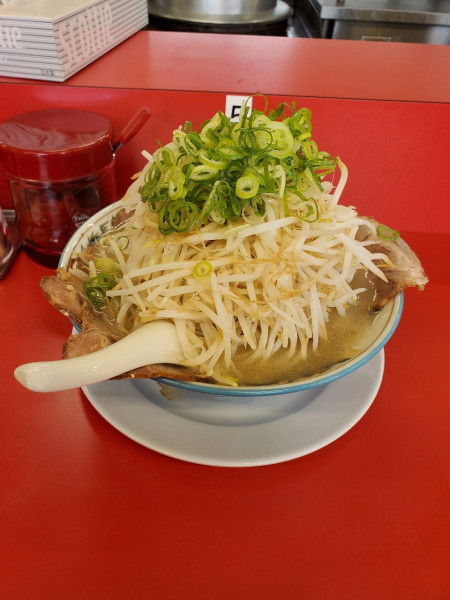 「特製ラーメン野菜マシ@900」@ラーメン福 尾張旭店の写真