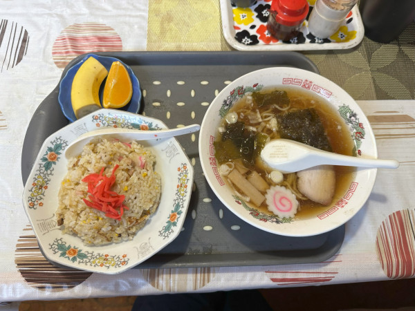 「チャーハン+ラーメン+ギョーザ=1,180円」@上海飯店の写真