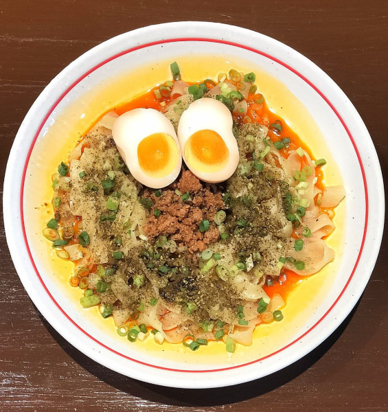 「汁なし担々麺(山椒あり) 1150円＋ミンチ大盛 100円」@ネワ屋の写真