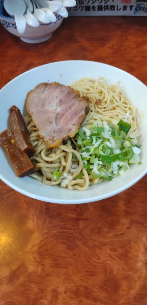 「油そば(並)+細麺との合盛り」@自家製太麺 元気屋の写真