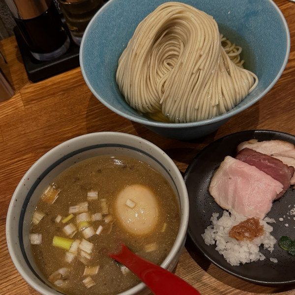「昆布水つけめん冷やし秋刀魚スープ。」@麺処 青野の写真