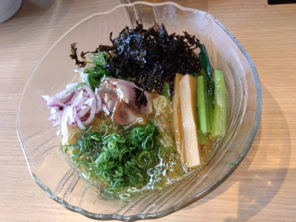 「冷し煮干し　限定　1100円」@麺処 さとうの写真