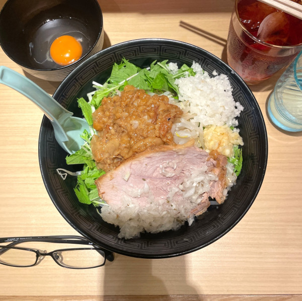 「冷し汁なしラーメン（レディース）」@ラーメン富士豚の写真
