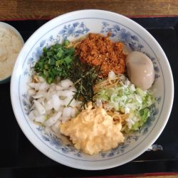 期間限定 シビ辛まぜそば 大盛 半ライス付 1050円