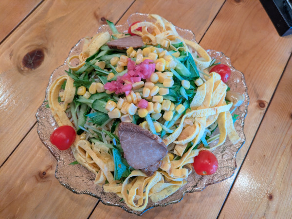 「冷やし中華：1,280円」@マダム アン ホームキッチンの写真