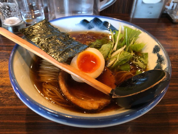 「醤油らーめん」@AFURI 原宿店の写真
