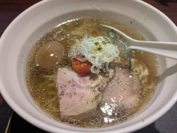 「味玉塩ラーメン(1100円)」@Craft Ramen BiTの写真