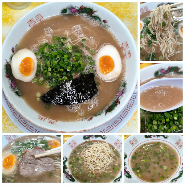 「味玉ラーメン＋替玉＝¥1140」@よかろうもんの写真