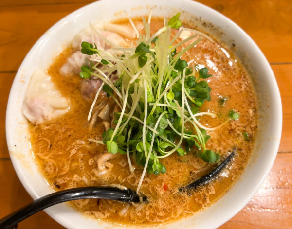 「みそSOBA (+鴨ワンタン)」@麺屋 Hulu-luの写真