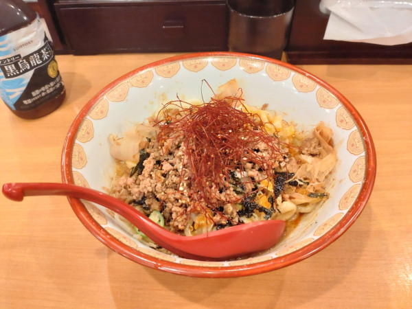 「汁無し坦々麺＋半ライス」@燕三条中華そば ぎと家 花崎店の写真
