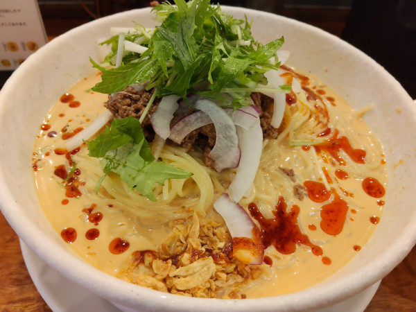 「冷やし担担麺」@SHIBIRE-NOODLES 蝋燭屋 京橋エドグラン店の写真