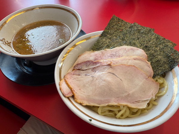 「つけチャーシュー麺3枚」@王道家直伝との丸家 伊勢崎店の写真