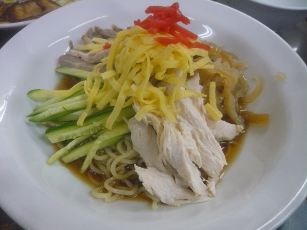 「冷し中華（醤油ダレ、麺少なめ）」@ラーメン餃子専科 天下一の写真