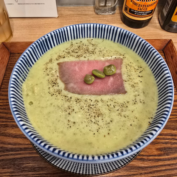 「だだちゃ豆の冷やし麺」@キッチンきらくの写真