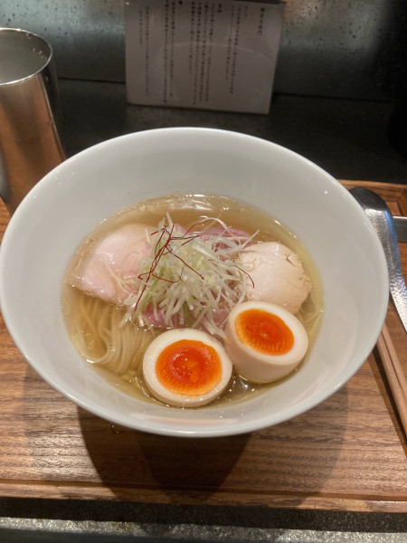 「味玉塩中華SOBA（１０００円）」@麺屋 左衛門の写真