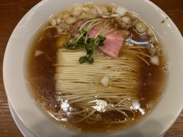 「朝ラーメン醤油」@麺や百日紅の写真