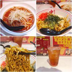 半北極ラーメン＋イカリー焼きそば＋クラッシュニンニク