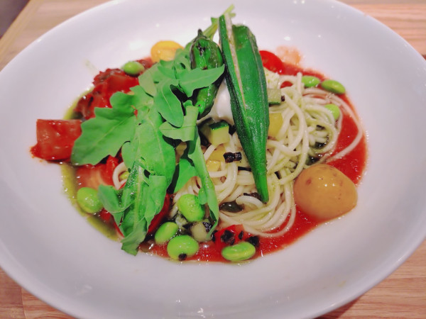 「（店舗＆期間限定）ガスパチョ冷麺　１４００円」@一風堂 ルミネエスト新宿店の写真