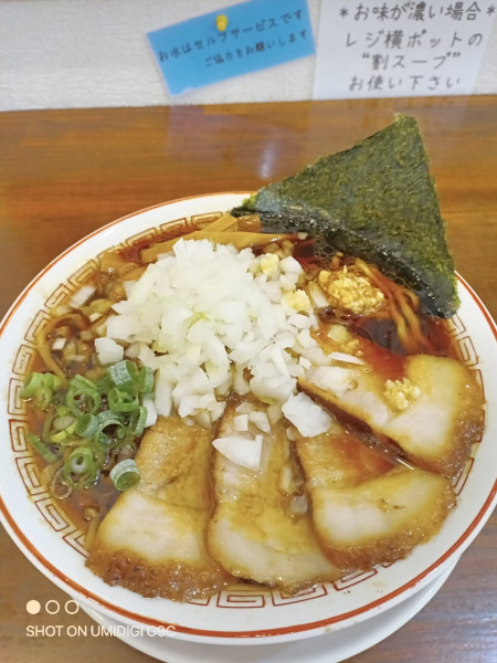 「チャーシューメン+玉ねぎ増し」@柏 濃麺や 39名の写真