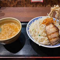 背脂野菜づけ麺（中盛）（1,050+80=1,130円）