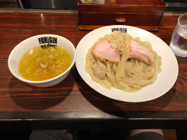 「塩つけ麺 1,100円」@らあめん元の写真
