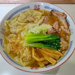 塩味チャーシューワンタンメン