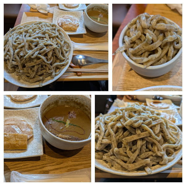 「御影つけ麺中盛り➕麺増し➕麺増し➕麺増し➕カレー」@手打式特級多加水 御影麺 鏑矢の写真