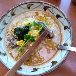 味噌ラーメン　細麺