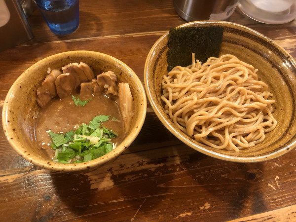「ベジポタ肉増しつけ麺並（1,200円）」@ベジポタつけ麺 えん寺の写真