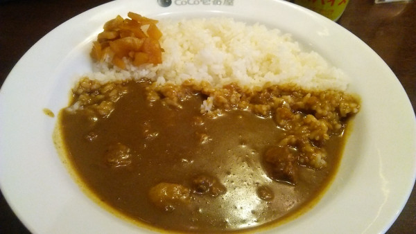 「ビーフカレー 794円＋ライス200g ▲60円」@カレーハウスCoCo壱番屋 文京区春日駅前店の写真