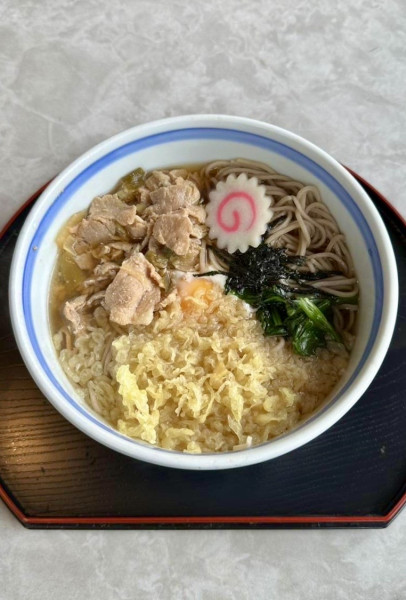 「スタミナそば（900）」@そば処 緑苑の写真