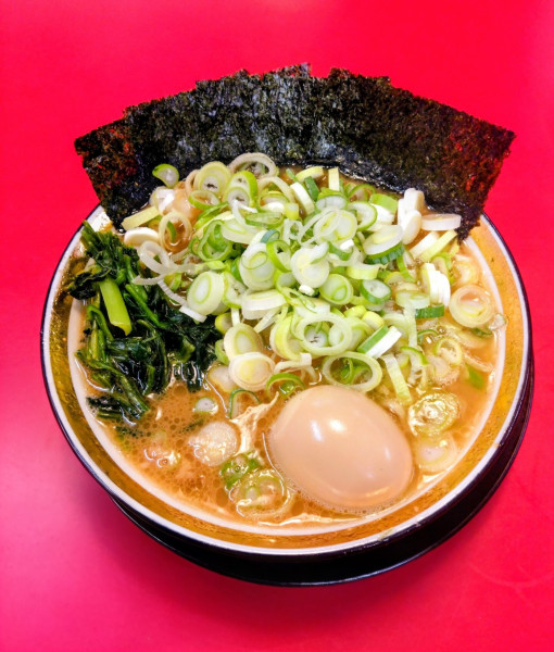 「元気盛もりラーメン＋ライス（中）」@家系ラーメン 王道 いしいの写真