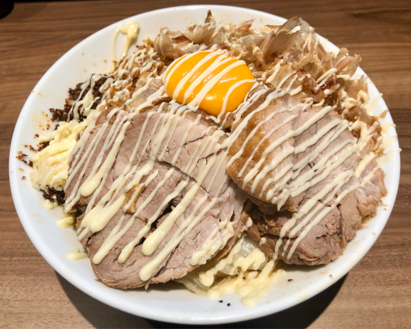 「汁無し　1300円」@らーめん菊の写真