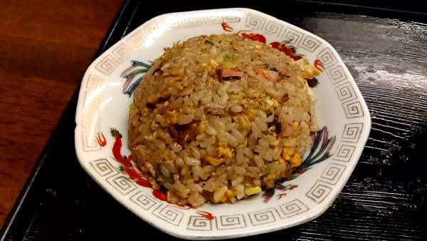 「半チャーハン（ラーメンとのセット　１，０００円）」@くるまの写真