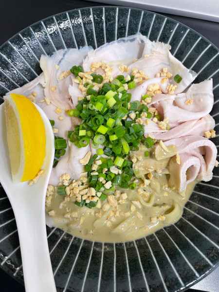 「牡蠣まぜそば」@自家製麺SHINの写真