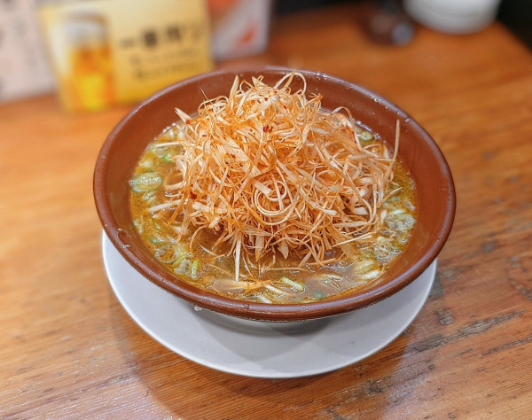 「辛口ネギ味噌󠄀らーめん」@らーめん縁屋 犬山店の写真