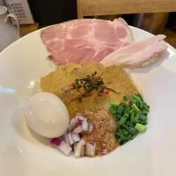 宍道湖しじみのジュレと夏油の和えそば(塩で)￥1280