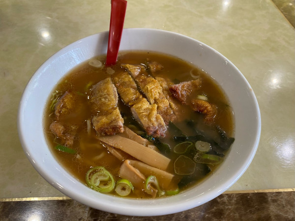 「排骨ラーメン750円」@藤山屋の写真