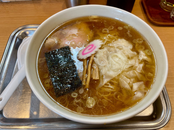 「ワンタン麺 大盛  TPワンタン(ダブル)」@大宮大勝軒の写真