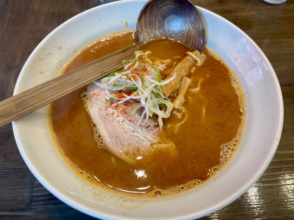 「辛み魚醤麺」@麺処 福吉 極の写真