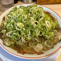 チャーシュー麺＋九条ねぎ＋ライス（小）