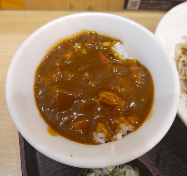 「ミニカレー丼」@いろり庵きらく 蘇我店の写真