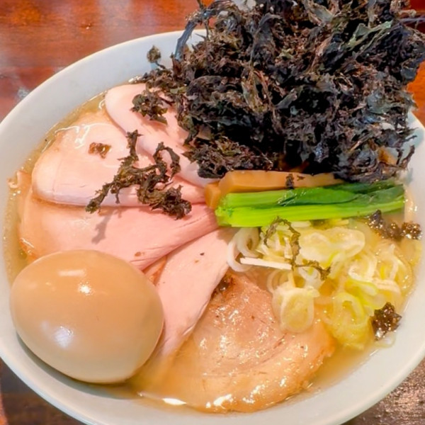 「しお佐野岩のり 1000円＋餃子400円」@喜元門 水戸平須店の写真