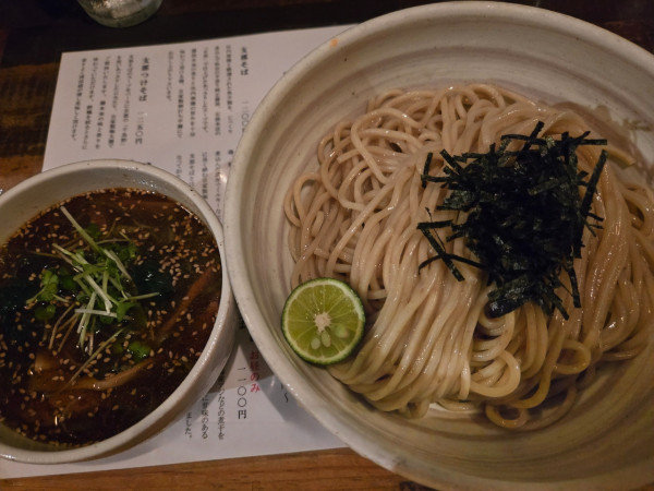 「支那つけそば大盛」@日本橋 製麺庵 なな蓮の写真