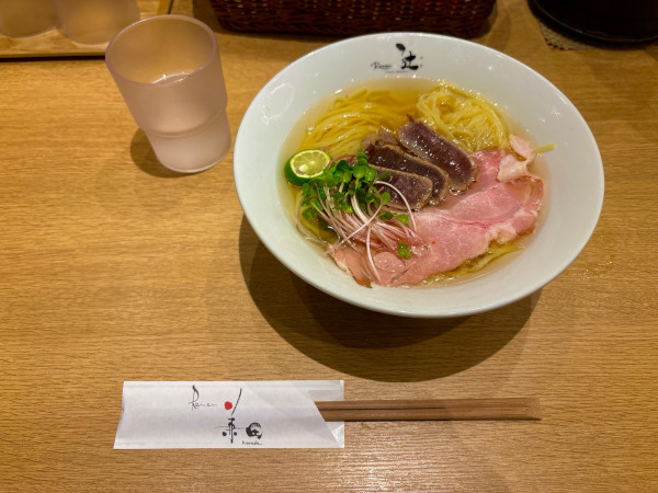 「鰹節と昆布水の冷やしそば」@Ramen 兼田の写真