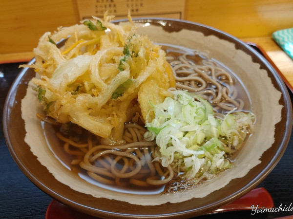 「かき揚げそば（450円）」@大船そばの写真