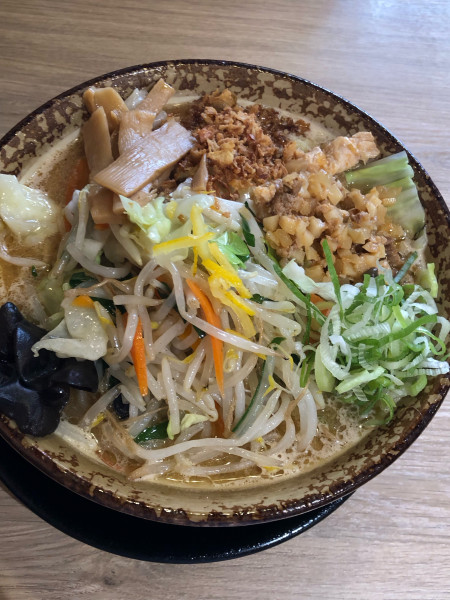 「吟醸野菜味噌ラーメン」@まごころ亭 新潟駅前店の写真