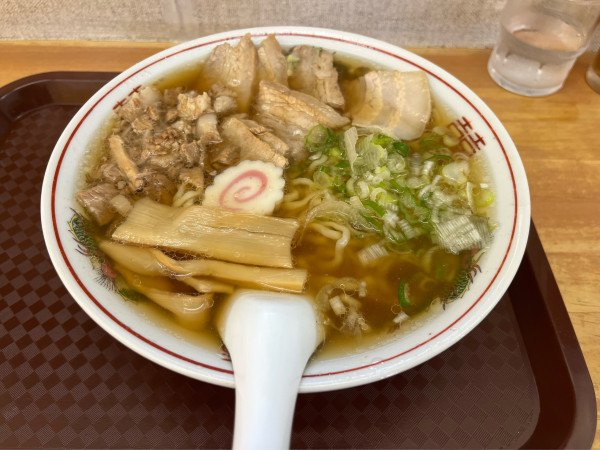 「【裏メニュー】刻み(スペシャル) 600円」@喜多方ラーメン 天高盛の写真