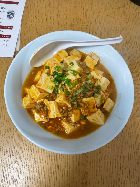 「麻婆豆腐そば(750円)」@王記中華そばの写真